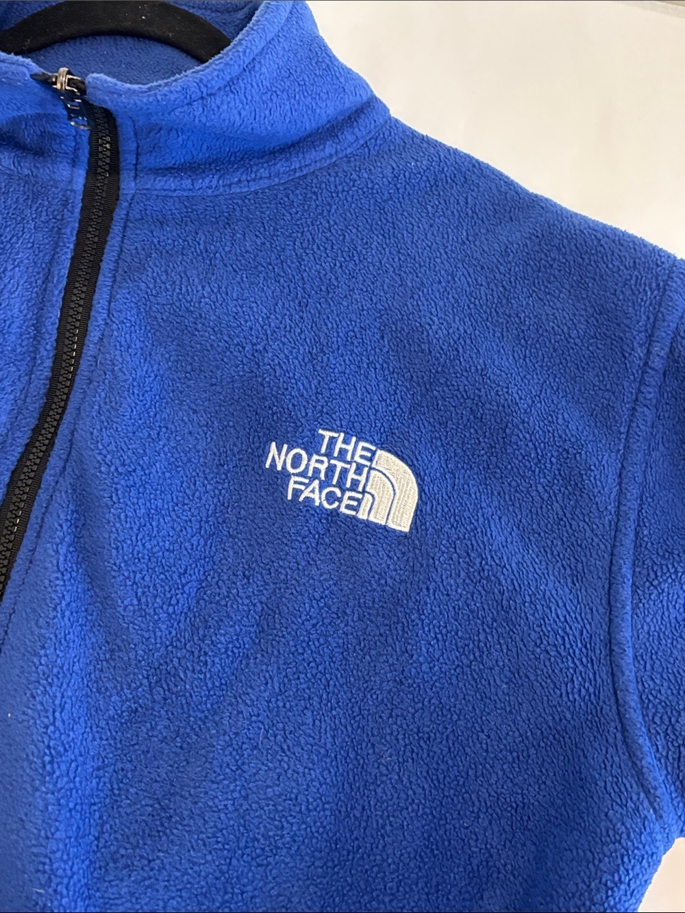 The North Face men’s Summit Series Blue Full-Zip Fleece Jacket size XL - Picture 5 of 12